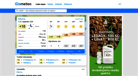 gismeteo lv|laika ziņas rītdienai.